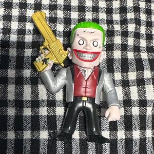 Smiling  Joker Metal Action Figure with Gold Gun by DC comics